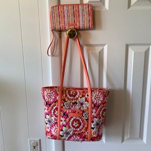 Era Bradley Pixie Bloom Bundle Trimmed Tote Set